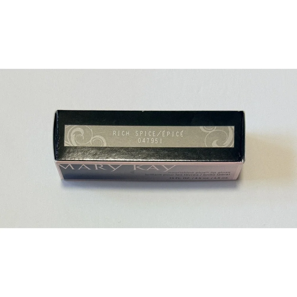 MARY KAY Nourishine Plus Lip Gloss - Rich Spice #047951 Full Size - NEW in Box